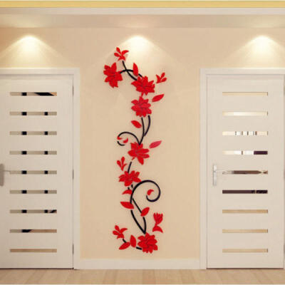 

3D Flower Decal Vinyl Decor Art Removable Mural Home Living Room Wall Sticker
