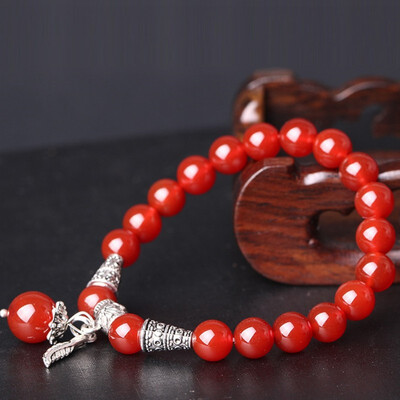 

Natural crystal dongling jade bracelet fresh crystal agate gold sand stone womens hanban jewelry accessories