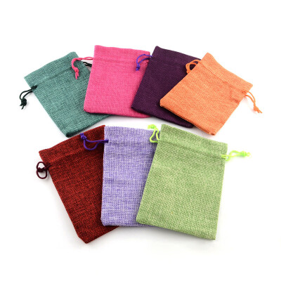 

PH PANDAHALL 10 Pcs Mixed Color Jewellry Packing Pouches Drawstring Bags