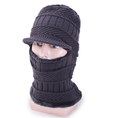 

Men Women Ski Mask Cap Knit Face Mask Winter Hunting Ear Warm Workout Hat