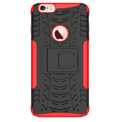 

Fivice iPhone 6 Plus 6S Plus Case TPU anti-fall tire pattern back clip bracket phone case