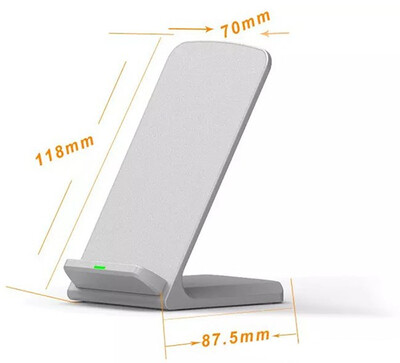 

All Qi-enabled Smartphones 2 Coils Wireless Charger Fast Qi Wireless Charging Stand Pad For iPhone Samsung