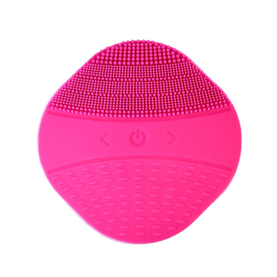 

Face Cleansing Brush Ultrasonic Silicone Cleaning Device Massage Skin Deep Cleaning Rechargeable Waterproof Face Cleanser