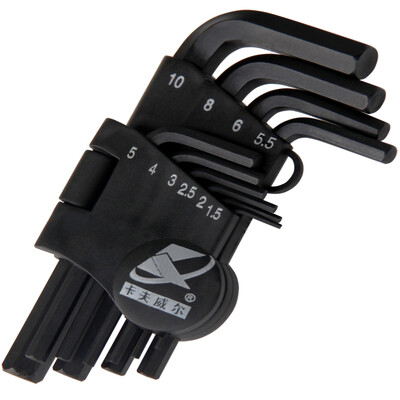 

Kavwell Flat Hexagon Wrench Set Bicycle Wrench Set 10pcs KH5009