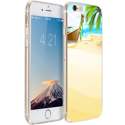 

Mei Yi iPhone 6 / 6s оболочка телефона / защитная крышка Apple 6S телефон оболочка любовь море серии солнечный пляж 4,7 дюйма