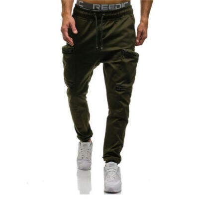 

Fashion Mens Casual Sport Pants Gym Trousers Sweatpants Jogging Pants Slacks UK