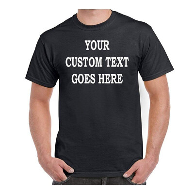 

Custom T-Shirt Add Your Own Text Personalized Customized Tee