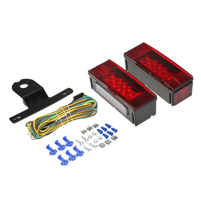 

Red Trailer Rear Light 12 LED Car Side Lamp Stop Turn Tail Lamp Left Right LED Light for 12V Trailer Truck