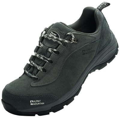 

El Monte ALPINT MOUNTAIN outdoor men and women mountaineering shoes walking shoes sports shoes wear anti-slip outdoor shoes leather breathable tooling shoes 640-817 gray 38