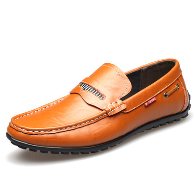 

Poitulas Casual Shoe Shoe Foot Peas Shoes Men Business Casual Shoes Breath Lazy Shoes Lok Fu Shoes 8021 Yellow 43