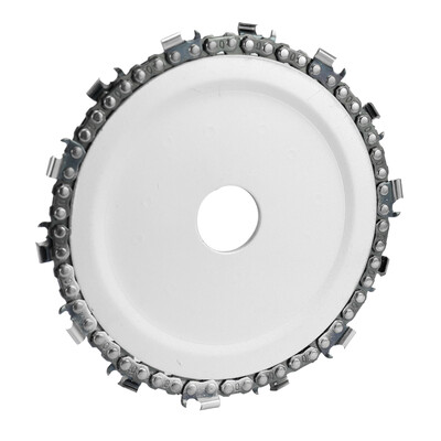 

4-12 Inch 13 Teeth Grinder Chain Disc 22mm Arbor Woodworking Carving Disc for 4-12" Angle Grinder