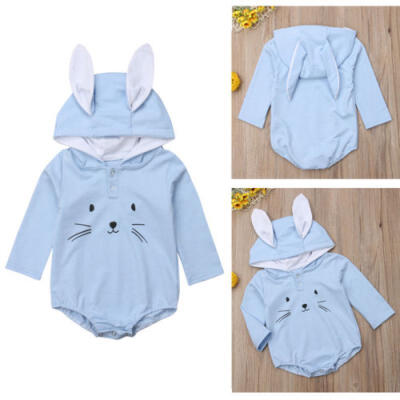 

New Baby Kids Girl Toddlers Hoodies Cotton Cute Bunny Children Clothing Tops UK