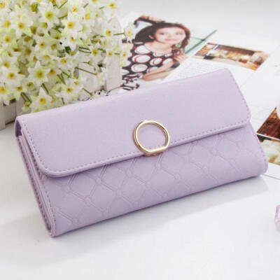 

US New Women Leather Wallet Lady Card Coin Holder Long Purse Clutch Zipper Bag