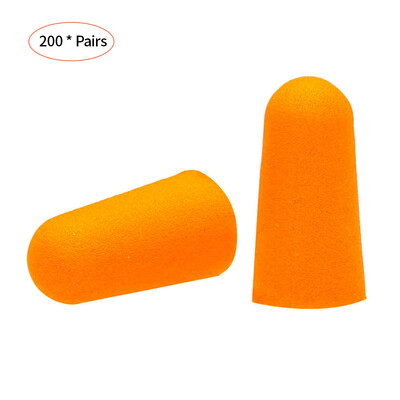 

200 Pair Soft PU Earplugs Uncorded Ear Plugs Noise Cancelling Ear Plugs Anti-Noise Ear Protectors