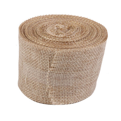 

UpperX 10M Linen ribbon rustic style vintage decoration for crafts gardening wedding