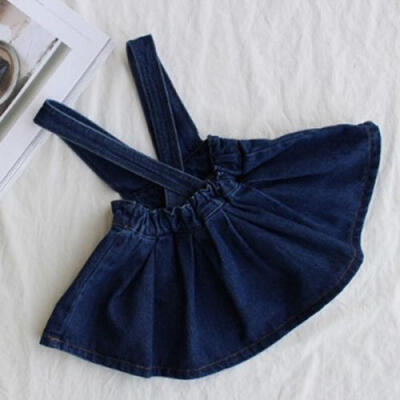 

Fashion Toddler Girl Baby Denim Tutu Dress Overalls Dress Skirt Party Clothes US