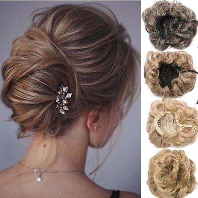 

Synthetic Hair Bun Extensions Messy Hair Scrunchies Hair Pieces for Women Hair Donut Updo Ponytail