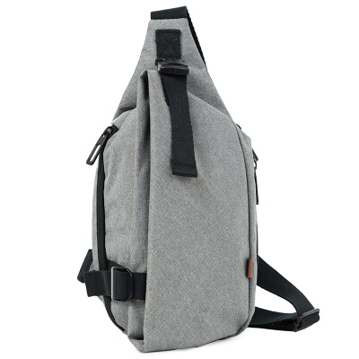

Baifeng (Baifeng) BF16W16A Korean version of the trend of outdoor leisure sports chest bag Messenger bag iron gray