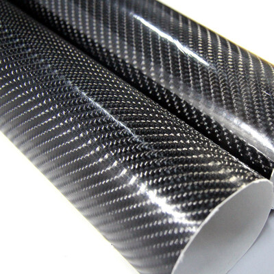 

15MX30CM Black Air Bubble Free Release Carbon Fiber Vinyl Car Auto DIY 5D Wrap Sheet Roll Film Sticker Decal Texured Wrapping