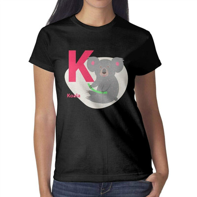 

Forest Animals Koala Bears Koala Shirts for Women Custom Attractive Women Cotton t Shirt
