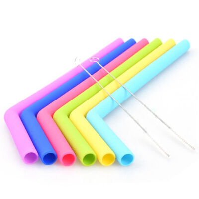 

UpperX 6x Silicone Straws for 30 oz Tumbler Yeti Rtic Complete Bundle Reusable Cleaning