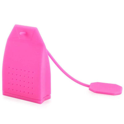 

UpperX Tea Infuser Silicone Strainer rose Red