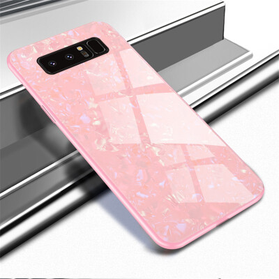 

Goowiiz Phone Case For Samsung Galaxy S8S8 PlusNote 8 Luxury Soft Edge Silicone Frame Glass Shell Cover