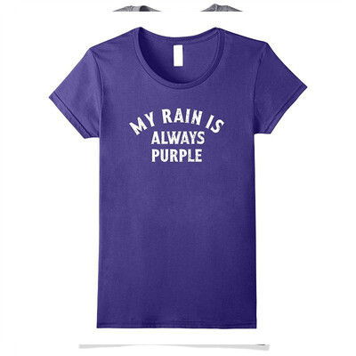 

80s My Rain is always Purple T shirt Music shirts