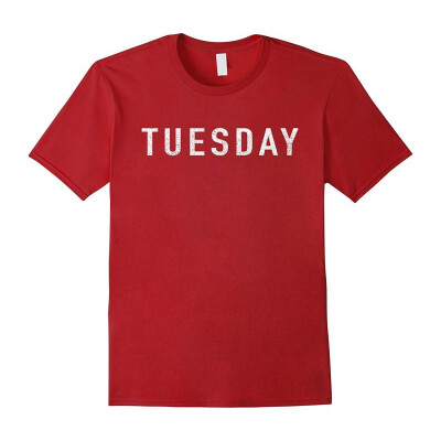 

DAYS of the WEEK tshirt series TUESDAY distressed