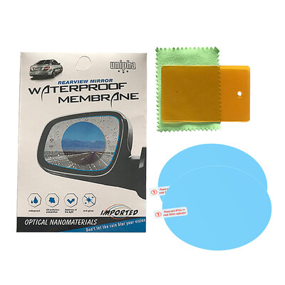 

Car Rearview Mirror Film Anti-Fog Membrane Waterproof Rainproof Car Mirror Window Protective Film 2 PCS