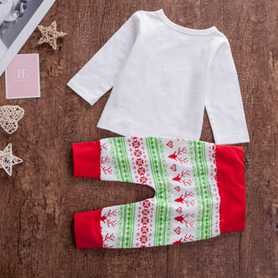 

Cute Infant Baby Girl Boy Tops T-shirt Pants Leggings Outfits Xmas Clothes 0-24M