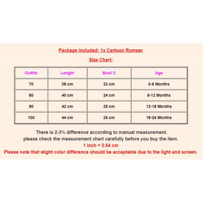 

Cartoon Newborn Baby Girls Floral Romper Jumpsuit Clothes Outfits Summer Sunsuit