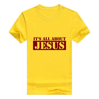 

Christian Religious Men Tshirt Its All About Jesus