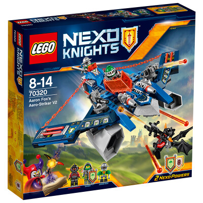 

LEGO Серия будущего рыцари 8-14 лет Aron летающий истребитель V2 70320 Детские игрушки