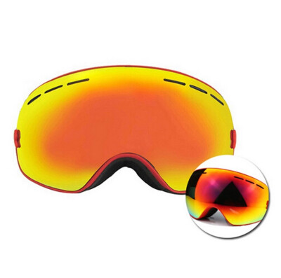 

Eagle Unisex Outdoor Ski Goggles Detachable Double Lens Anti-fog Big Spherical Professional Ski Glasses Mirror Multicolor Snow Goggles