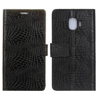 

MOONCASE Samsung Galaxy J2 Core Crocodile Leather Case - Black