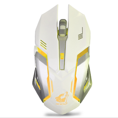 

Rechargeable Wireless Charging Mute LED USB Seven-color Cool Glow Gaming Mouse