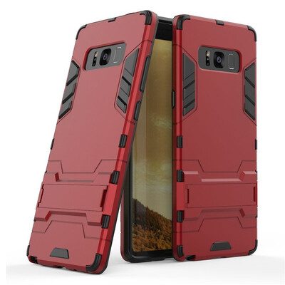 

Case for Samsung Galaxy Note 8 63 inch 2 in 1 Shockproof with Kickstand Feature Hybrid Dual Layer Defender Protective Cover