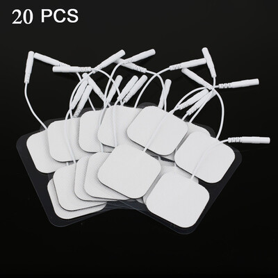 

20pcs 96cm Self Adhesive Replacement Tens Non-woven Fabric Physical Therapy ReusableTENS Unit Patches Electrode Pads for Muscle