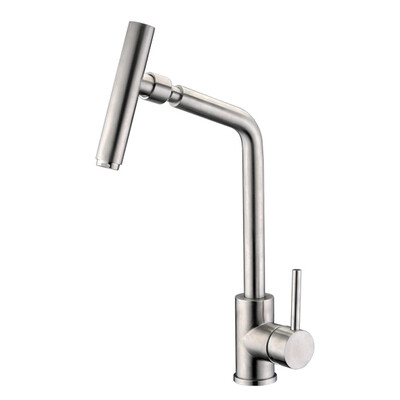 

UpperX Kitchen Faucet Single Handle 360 Degree Swivel Spout 304 stainless steel Bathroom Basin Faucet Hot Cold Water Mixer Water
