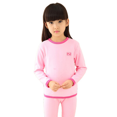 

Antarctic Nanjiren children&39s underwear boys&girls gold cashmere warm warm warm underwear knee knot plus thickening Qiu Qiuqiu pants suit treasure blue 120