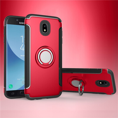 

Fivice Samsung Galaxy J5 2017 case PC metal ring shell magnetic car bracket TPU phone case