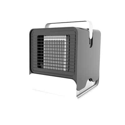 

Mini Portable Air Conditioner Fan USB Desktop Air Cooler Office Dormitory Cooling Mobile Fan with LED Lights