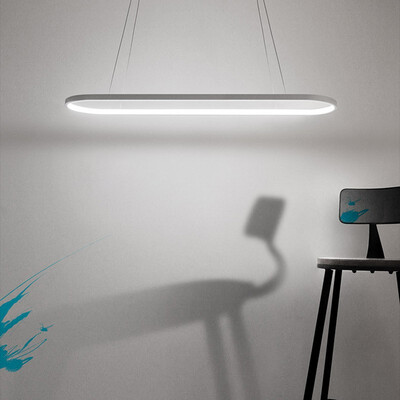 

Baycheer HL487301 Aluminum Ultra Thin White Ring LED Hanging Light