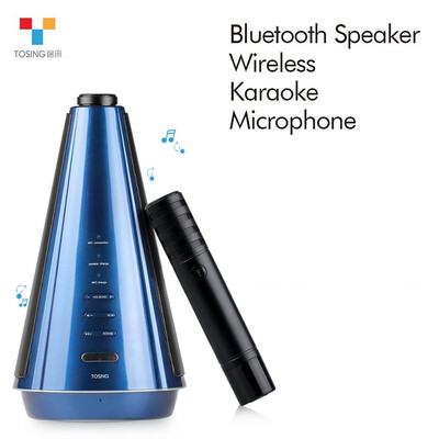 

TOSING T08 Wireless Karaoke Microphone Blue tooth Speaker Separately Designed 3D Stereo 20W Audio for Meetings&Small Meetings