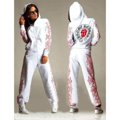 

Women 2pcs Hoodies Sweatshirt Pants Sets Casual Tracksuit Jogging Gym Sport Suit