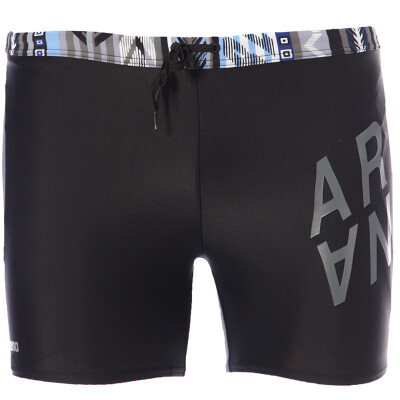 

Ariana Arena Swimming Trunks Pants High Comfortable Casual Fast Dry Resistant Chimney Sweatshirt LSS6383M BLK Black