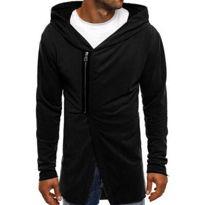 

New Mens Winter Slim Hoodie Warm Hooded Sweatshirt Coat Jacket Outwear Sweater