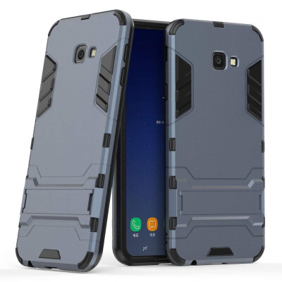 

Case for Samsung Galaxy J4 Plus 6 inch 2 in 1 Shockproof with Kickstand Feature Hybrid Dual Layer Armor Protective Cover