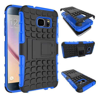 

Fivice Samsung S7 Case TPU anti-fall tire pattern back clip bracket phone case